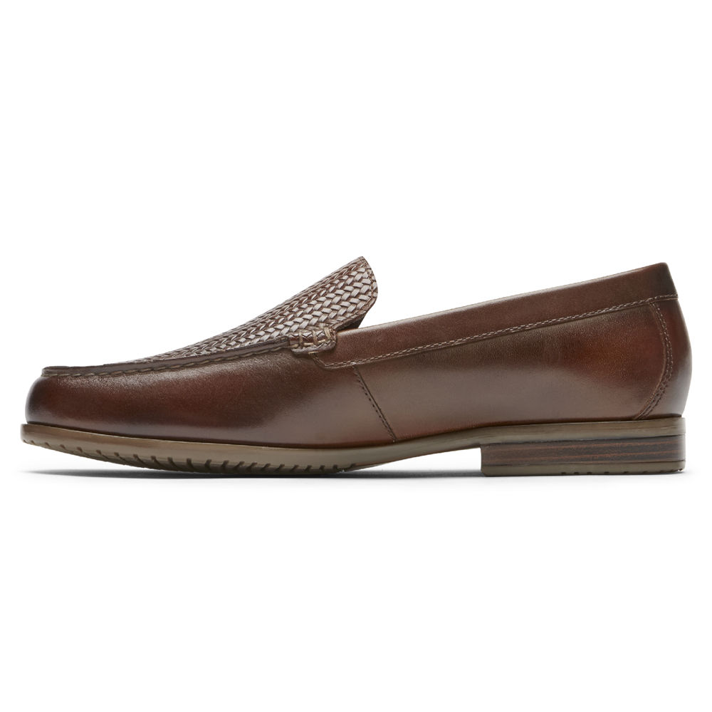 Rockport Mens Classic Lite 2 Venetian - Slip-On Brown - NXZ694381